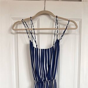 Maxi Banana Republic Blue and White dress-worn once